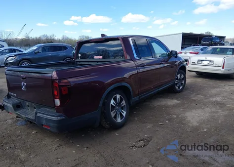 2017 Honda Ridgeline Rtl-T from USA, damaged, VIN 5FPYK2F64HB011303